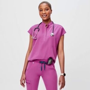 FIGS Bright Fuschia set